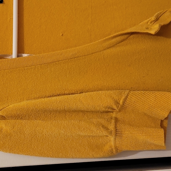 Yellow short sleeve cardigan - Picture 3 of 4